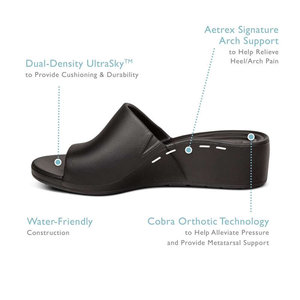 Jamie Orthotic Wedge - Tan