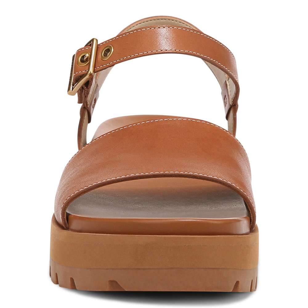 Jamie Flatform Lug Sandal - Tan