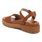 Jamie Flatform Lug Sandal - Tan