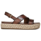 Jasmin Platform Sandal - Brown