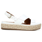 Jasmin Platform Sandal - White