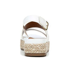 Jasmin Platform Sandal - White