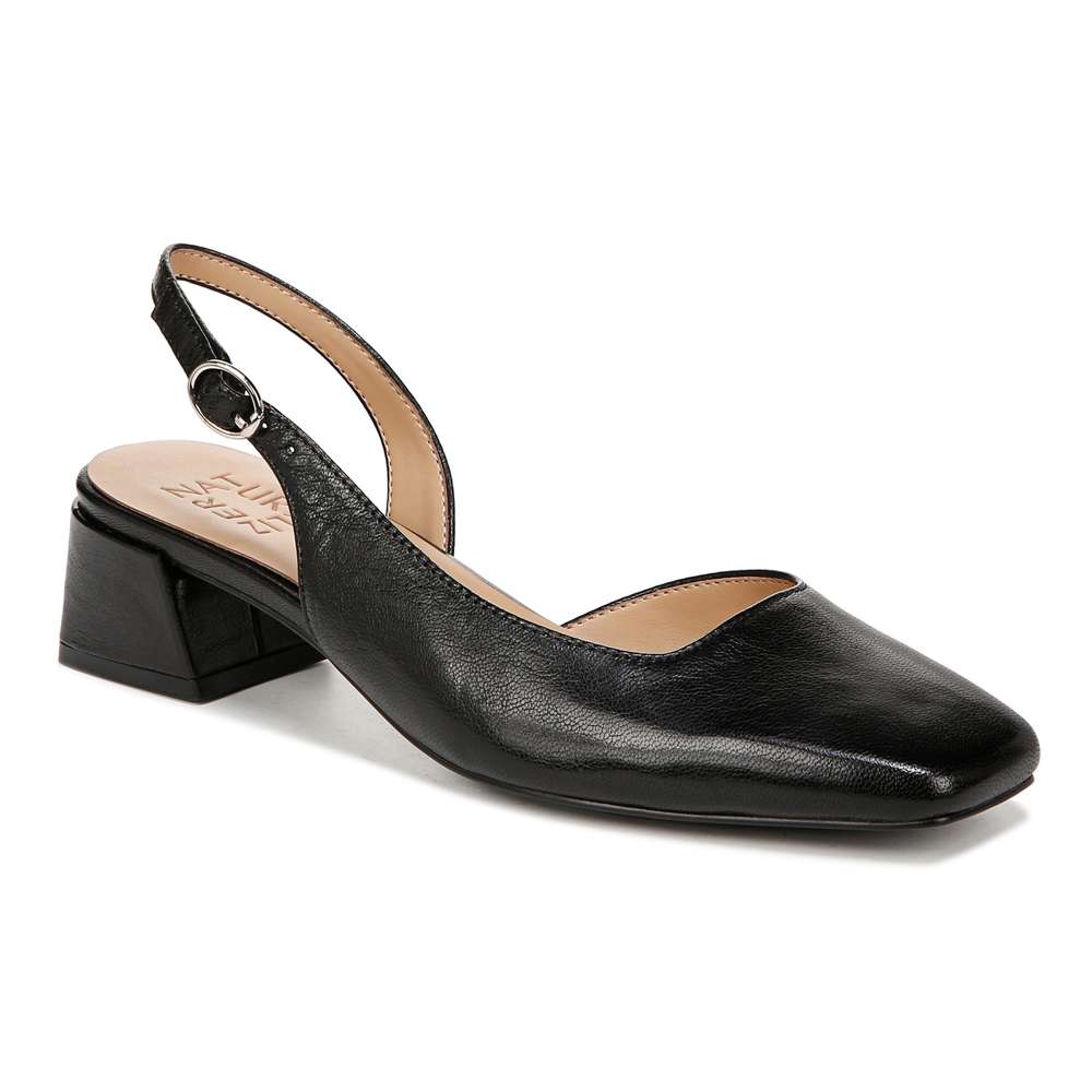 Jayla Slingback Heeled Sandal - Black