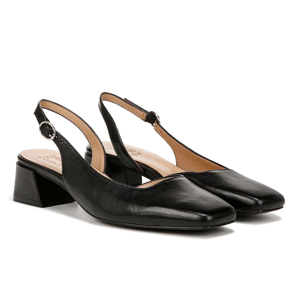 Jayla Slingback Heeled Sandal - Black