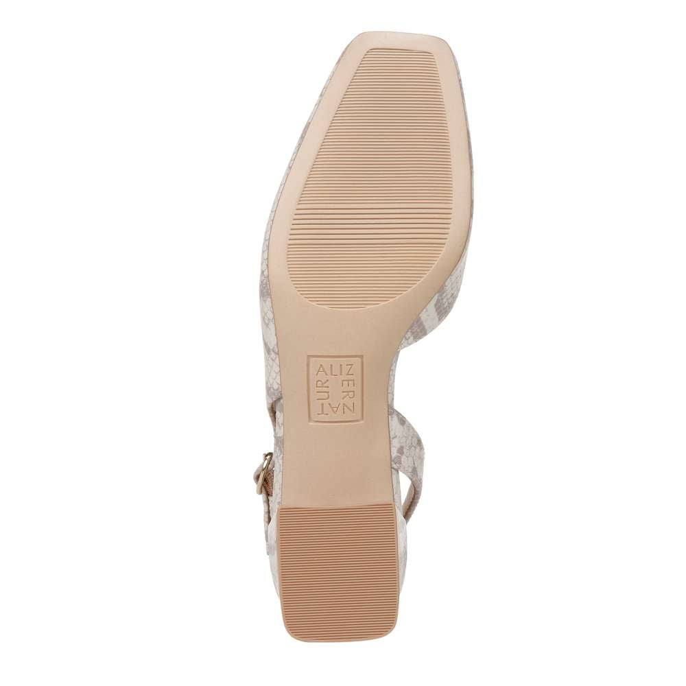 Jayla Slingback Heeled Sandal - White Multi