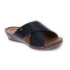 Jean Brick Wedge - Black
