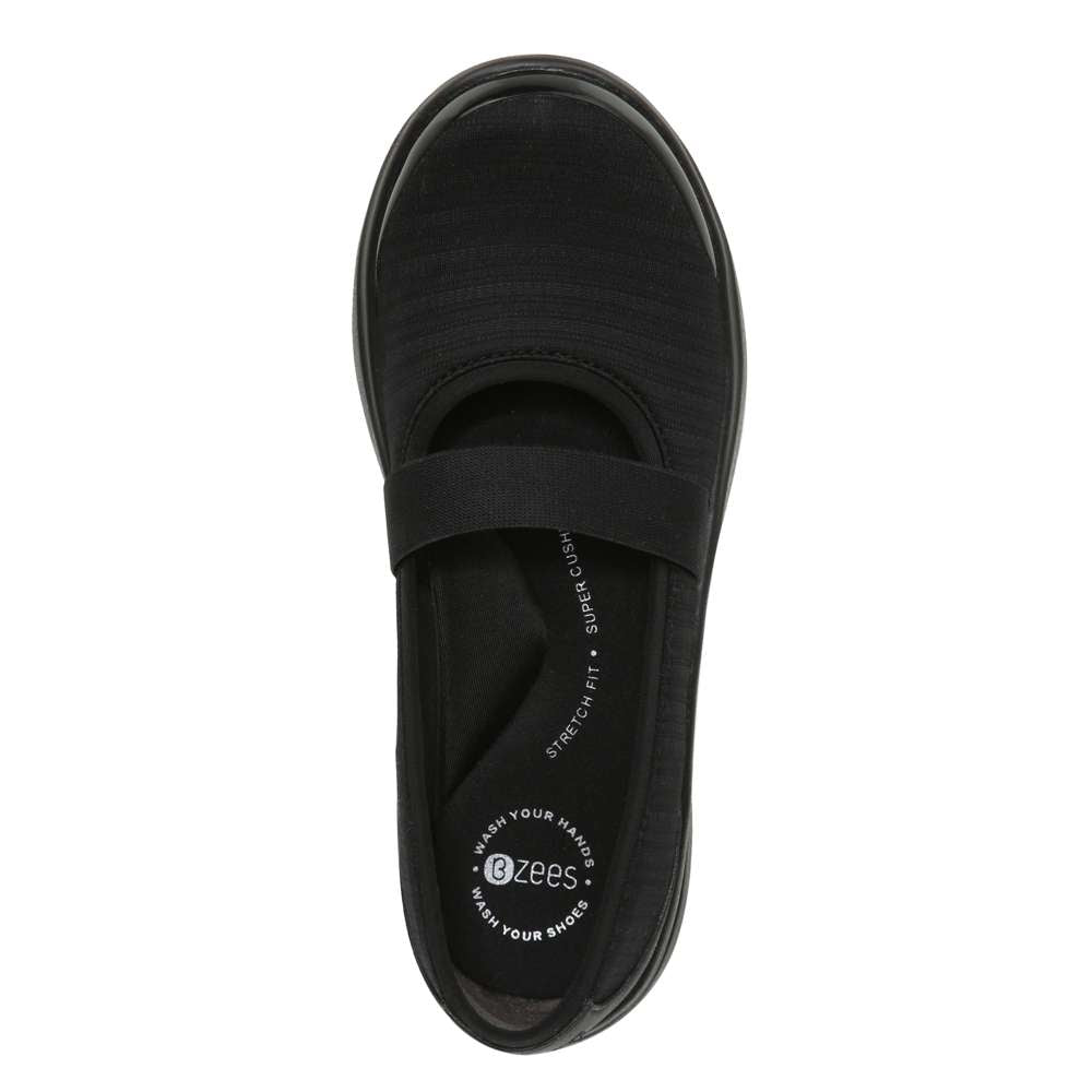 Jupiter Slip-On Casual Sneaker - Black Fabric