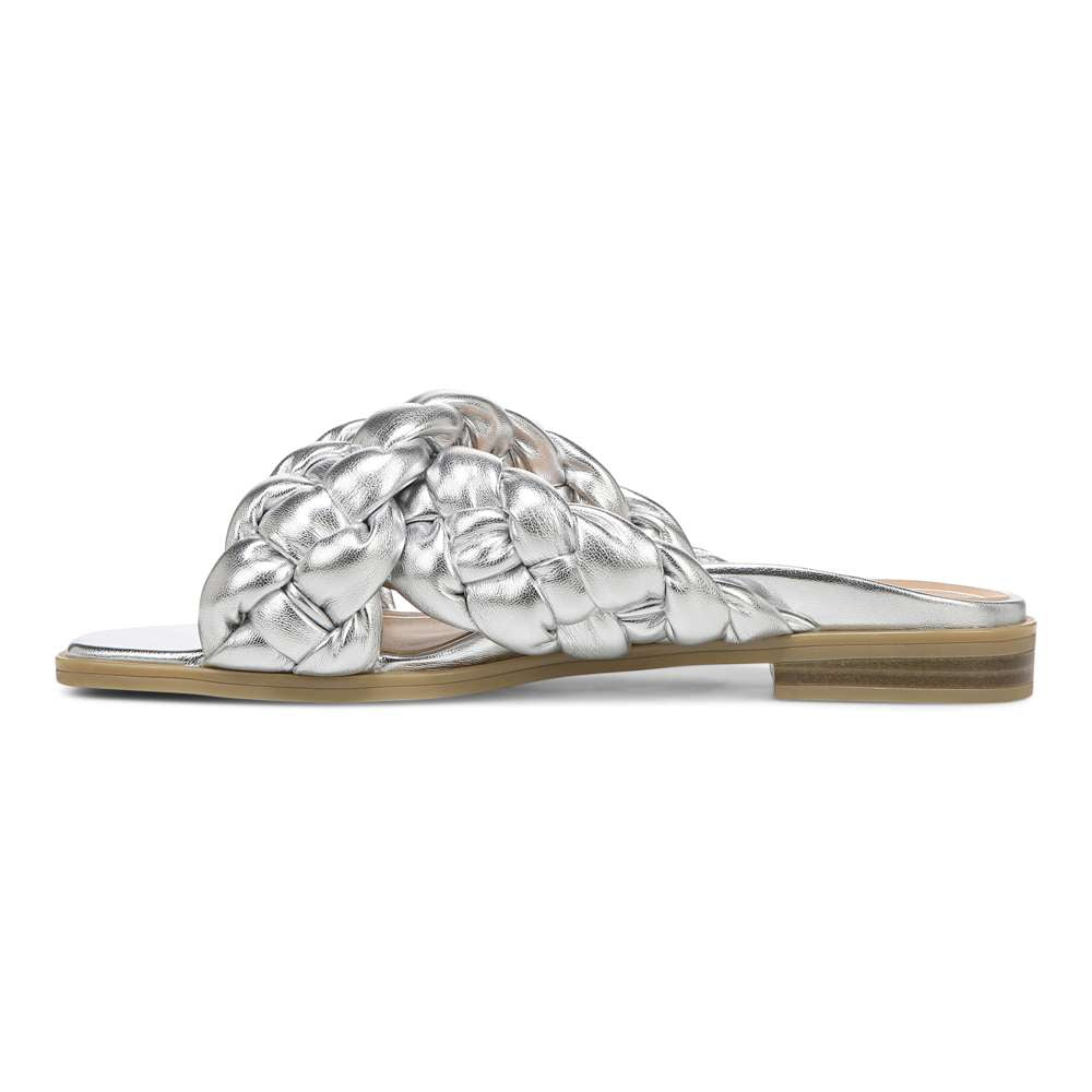 Kalina Slide - Silver Metallic