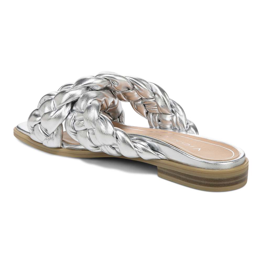 Kalina Slide - Silver Metallic
