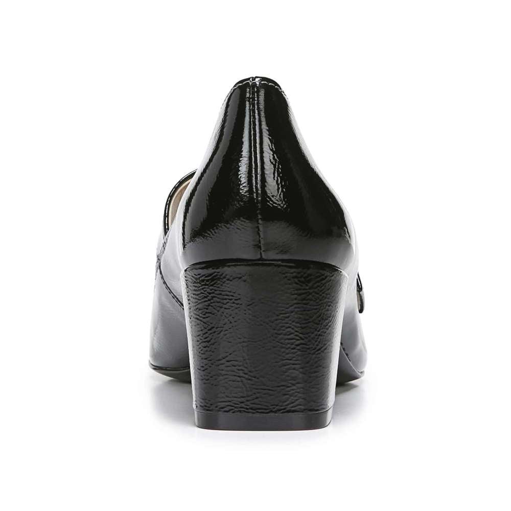 Karissa Mary-Jane Pump - Black Patent