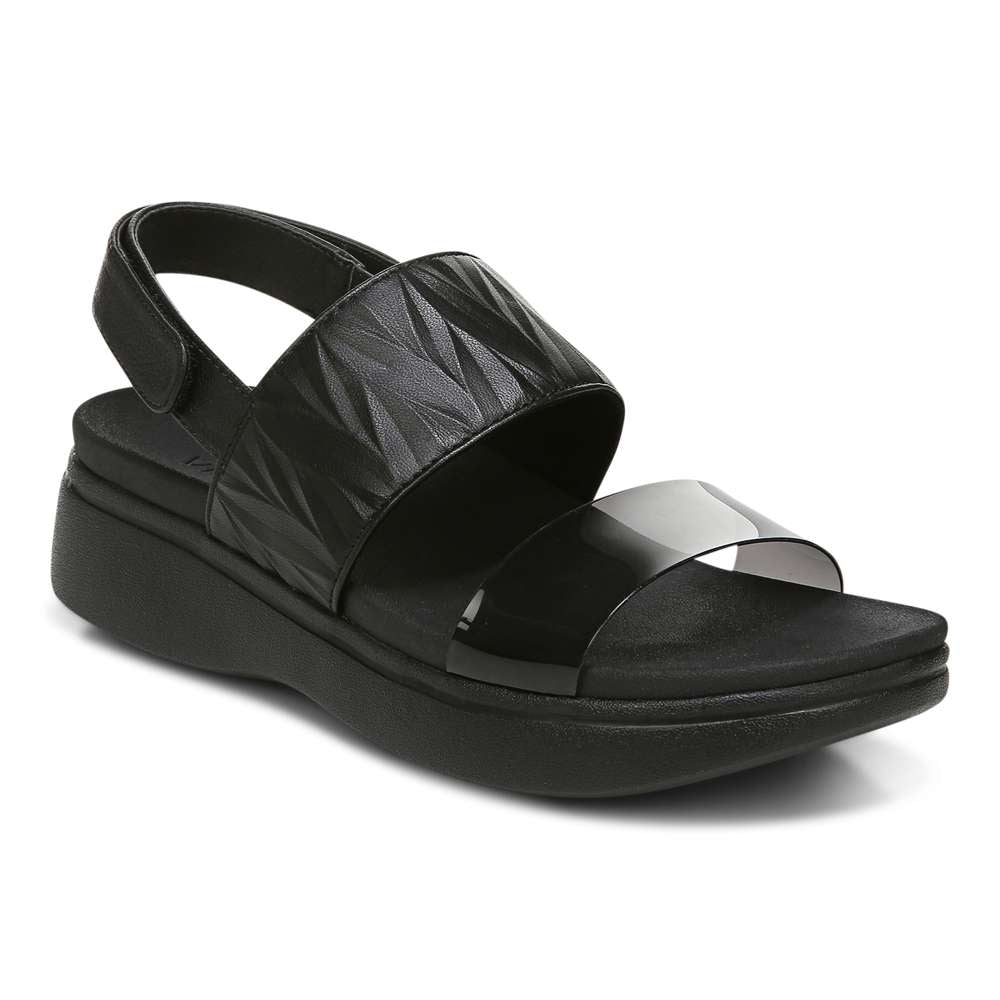 Karleen Platform Sandal - Black