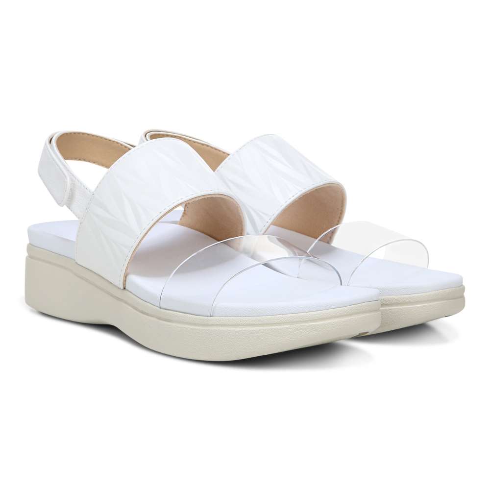 Karleen Platform Sandal - White