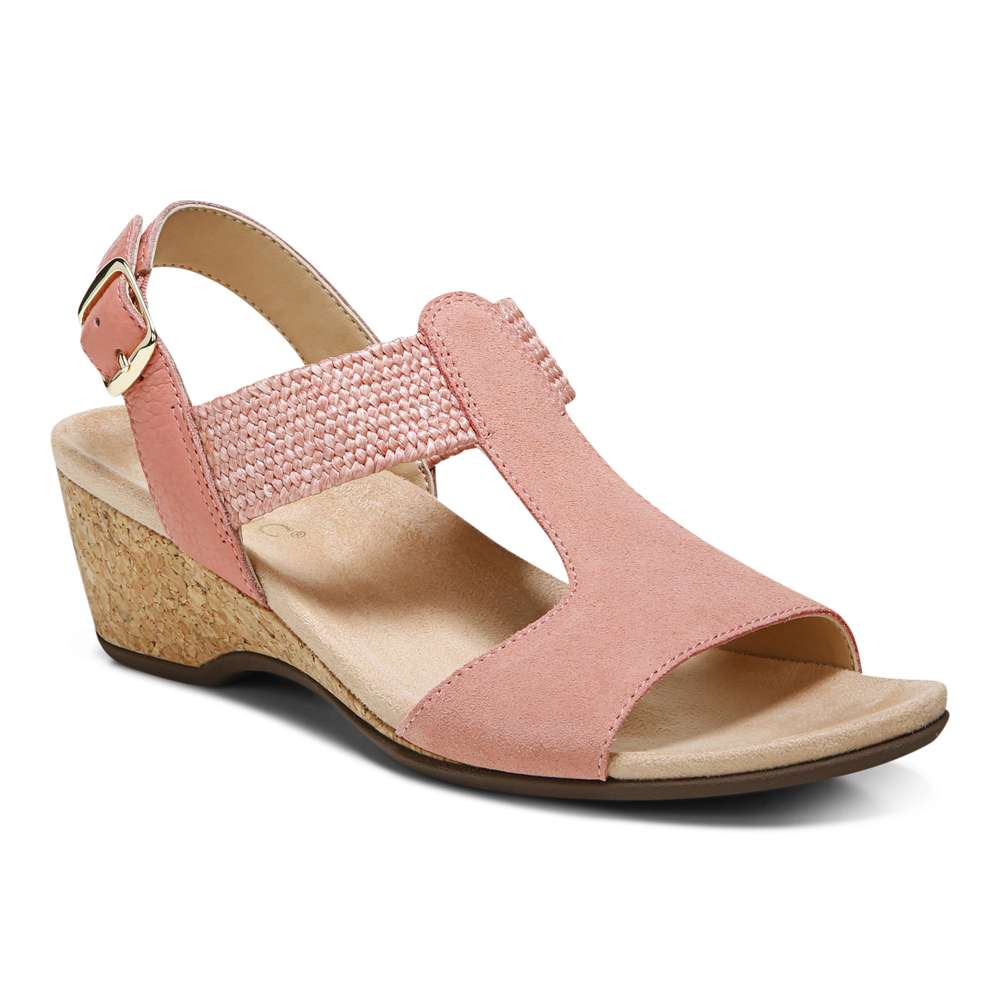 Kaytie Wedge Sandal - Terracotta