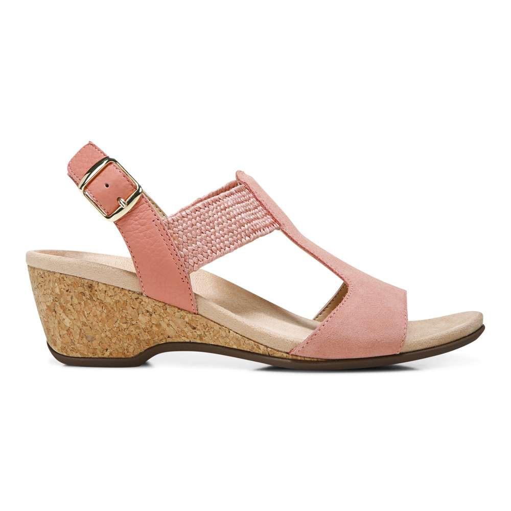 Kaytie Wedge Sandal - Terracotta