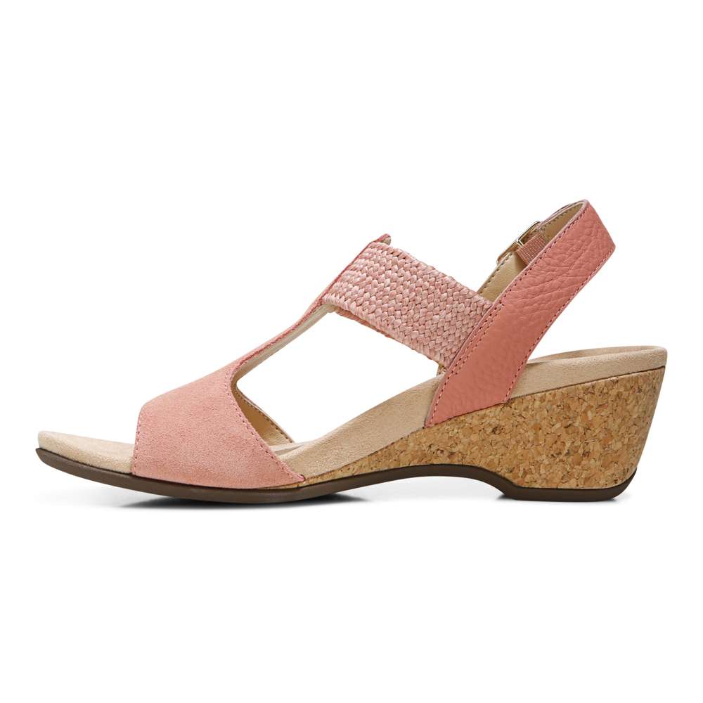 Kaytie Wedge Sandal - Terracotta