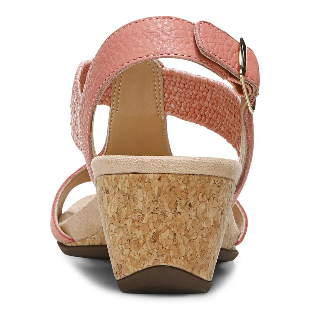 Kaytie Wedge Sandal - Terracotta