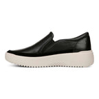 Kearny Platform Slip-On Casual Sneaker - Black Leather
