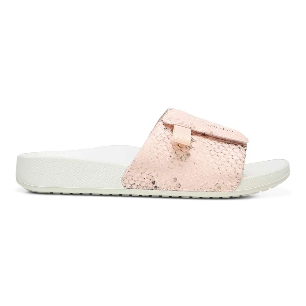 Keira Slide - Pale Blush Snake