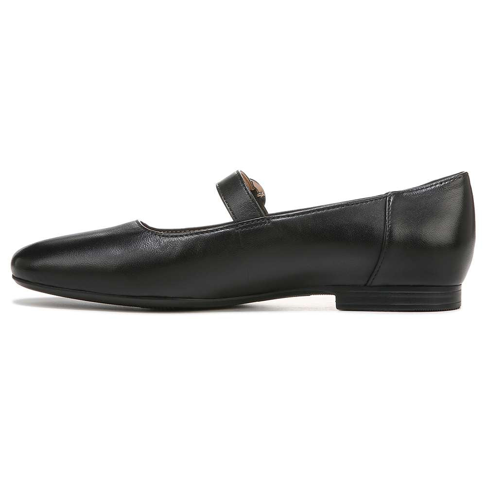 Kelly Mary-Jane Flat - Black