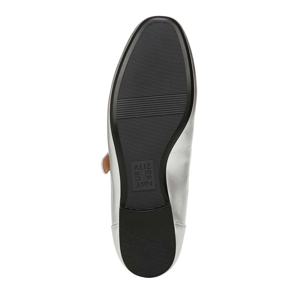 Kelly Mary-Jane Flat - Silver