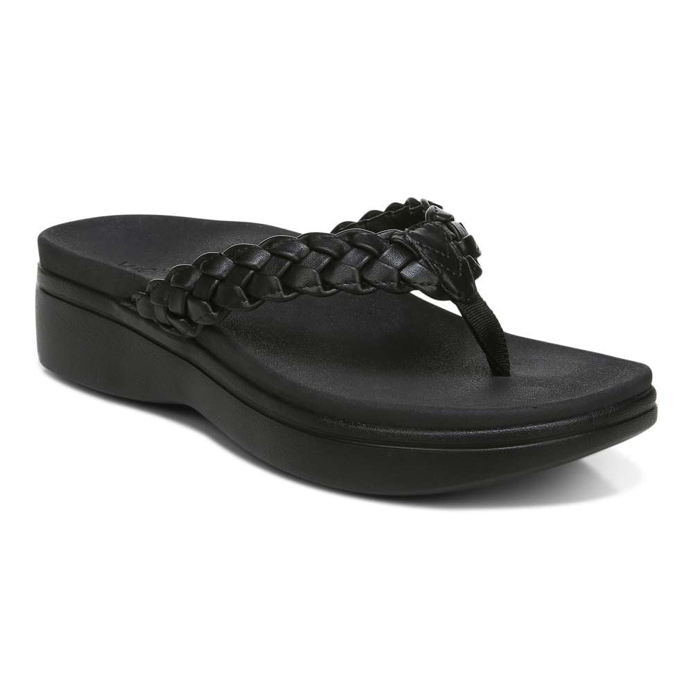 Kenji Platform Sandal - Black