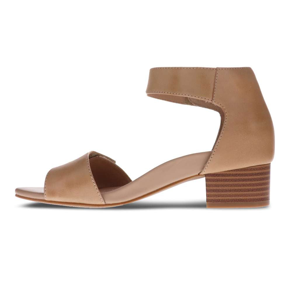 Kim Heeled Sandal - Beige