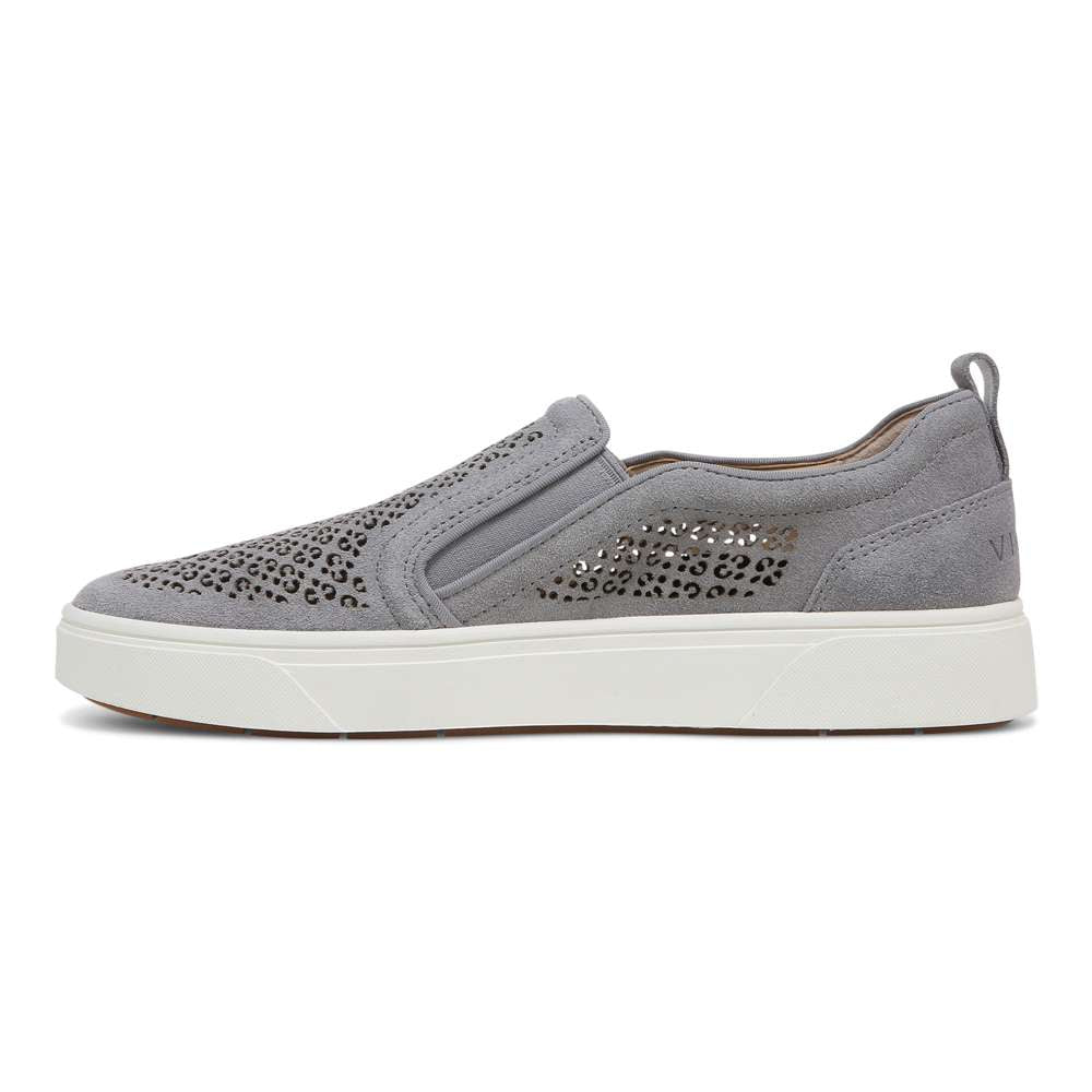Kimmie Perf Slip-On Casual Sneaker - Slate