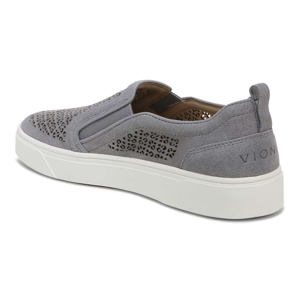 Kimmie Perf Slip-On Casual Sneaker - Slate