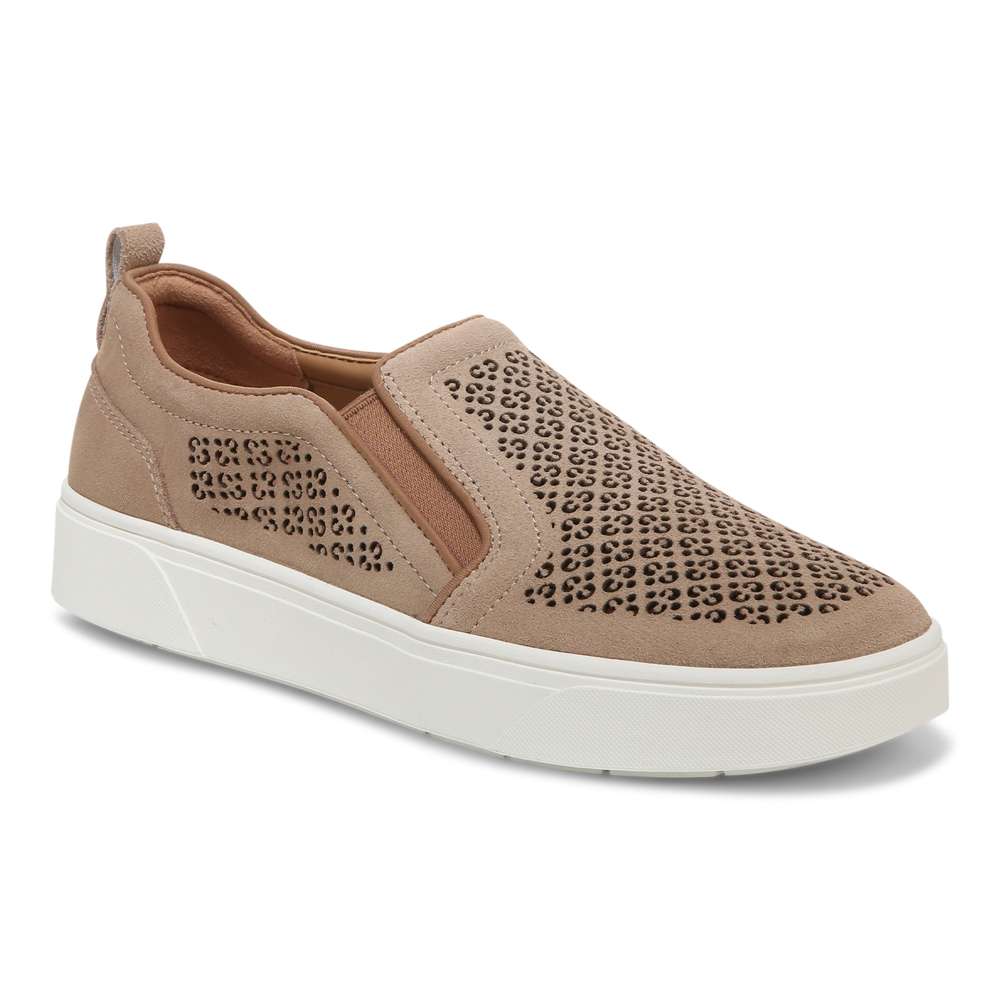 Kimmie Perf Slip-On Casual Sneaker - Wheat