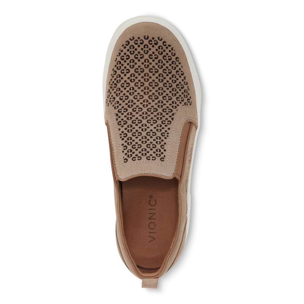 Kimmie Perf Slip-On Casual Sneaker - Wheat