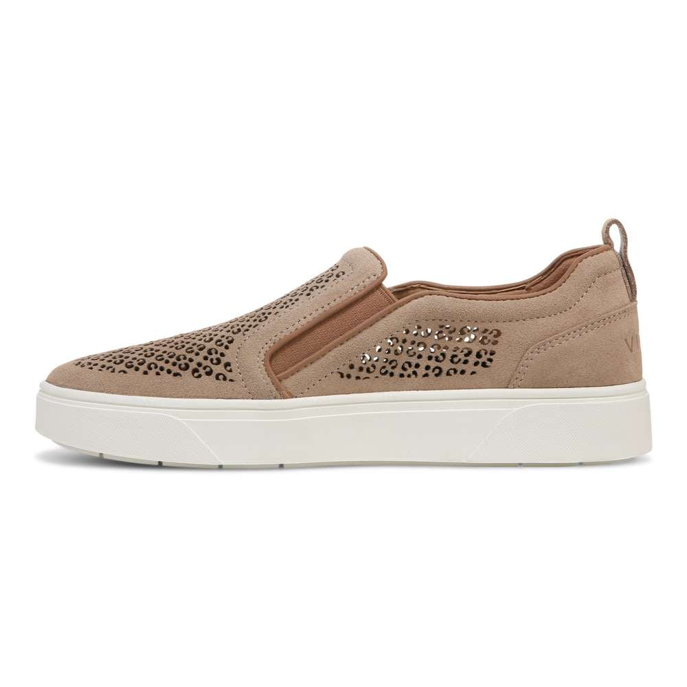 Kimmie Perf Slip-On Casual Sneaker - Wheat