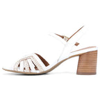 Kingston Heeled Sandal - White Multi