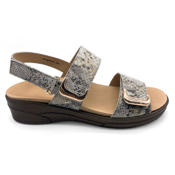Klouds Women's Elegance Taupe Snake
