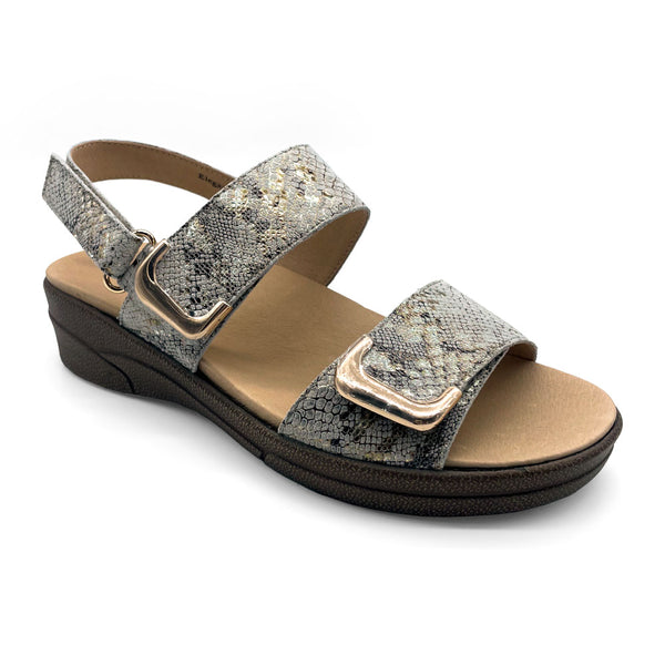 Klouds Women's Elegance Taupe Snake