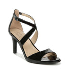 Kyra Heeled Sandal - Black Patent