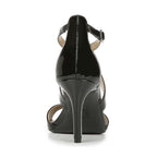 Kyra Heeled Sandal - Black Patent