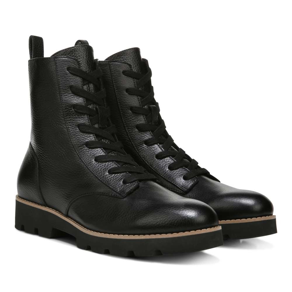 Lani Lace-Up Boot - Black