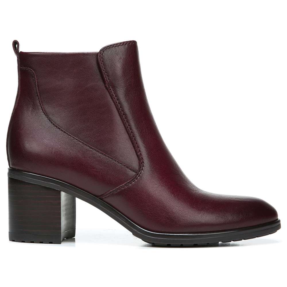 Laura Ankle Bootie - Wine