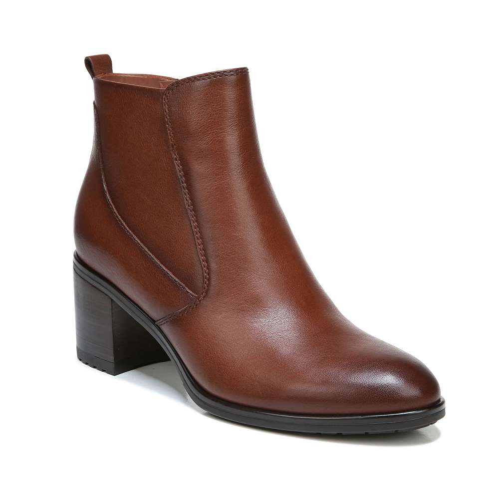 Laura Ankle Bootie - Terracotta