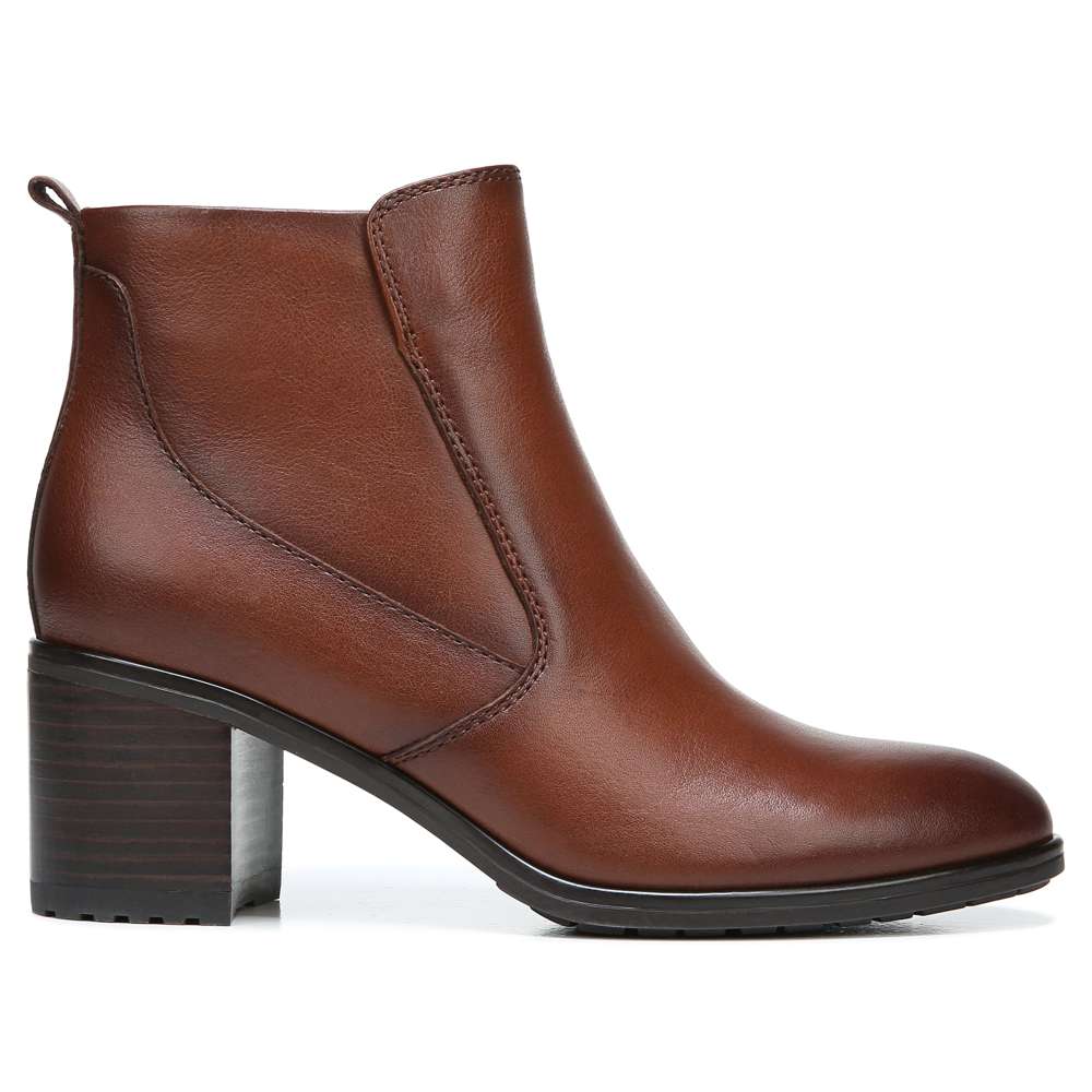 Laura Ankle Bootie - Terracotta