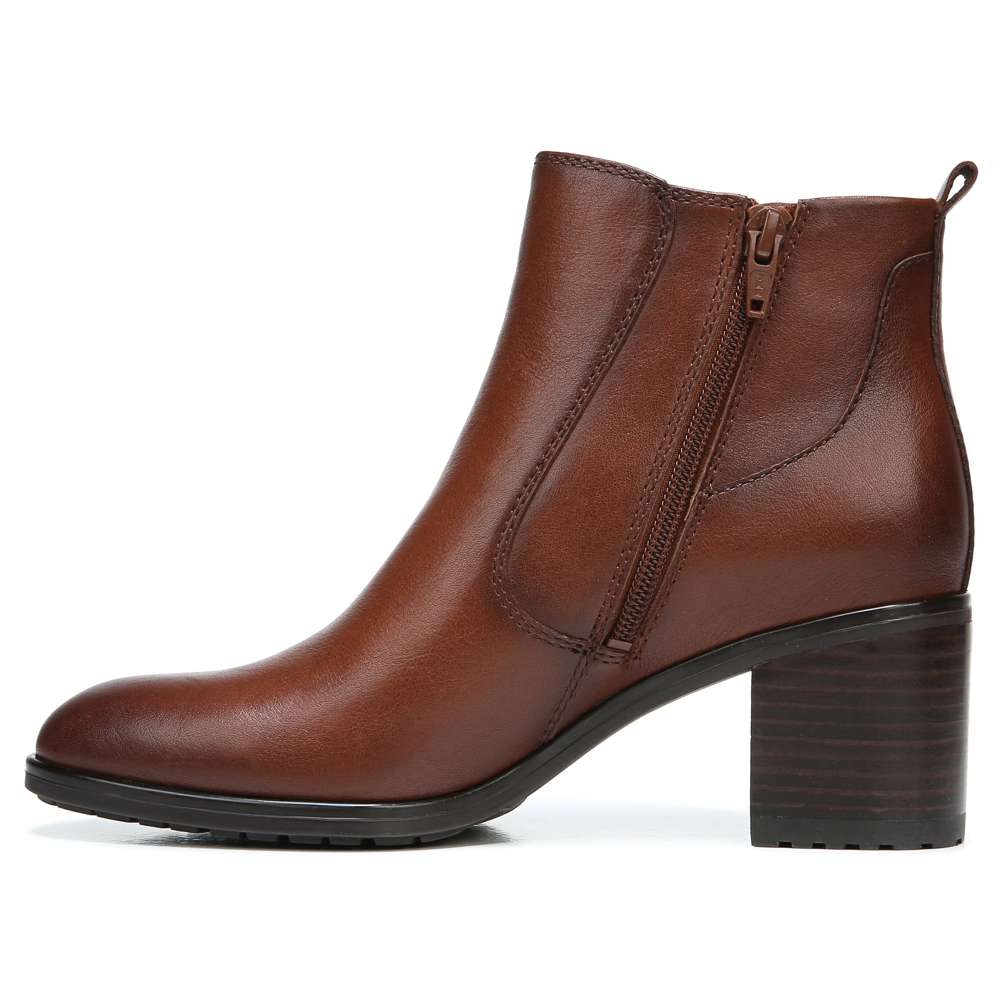 Laura Ankle Bootie - Terracotta