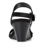 Laurie Wedge Sandal - Black
