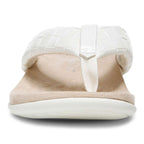 Layne Toe Post Sandal - Cream Woven