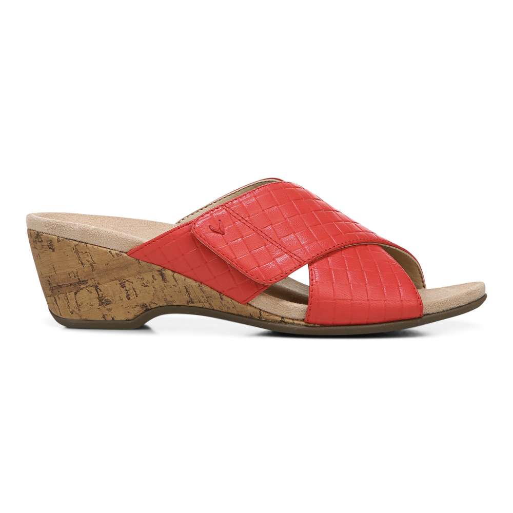 Leticia Wedge Sandal - Poppy