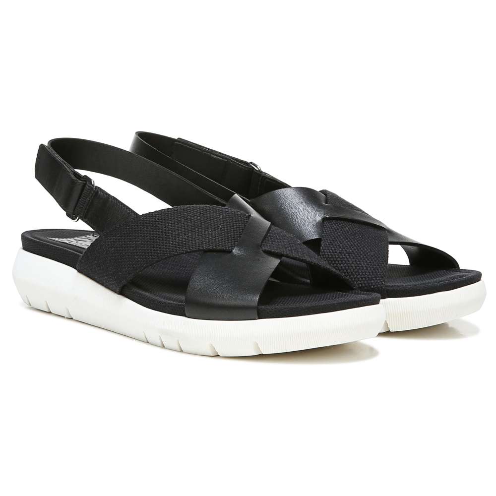 Lilac Back Strap Sandal - Black