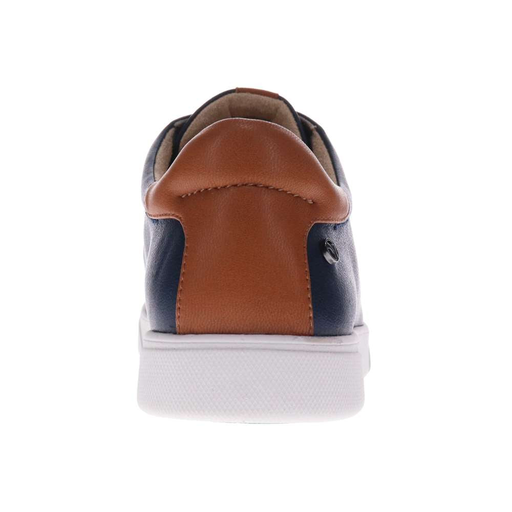 Limoges Lace-Up Casual Sneaker - Blue French/Cognac