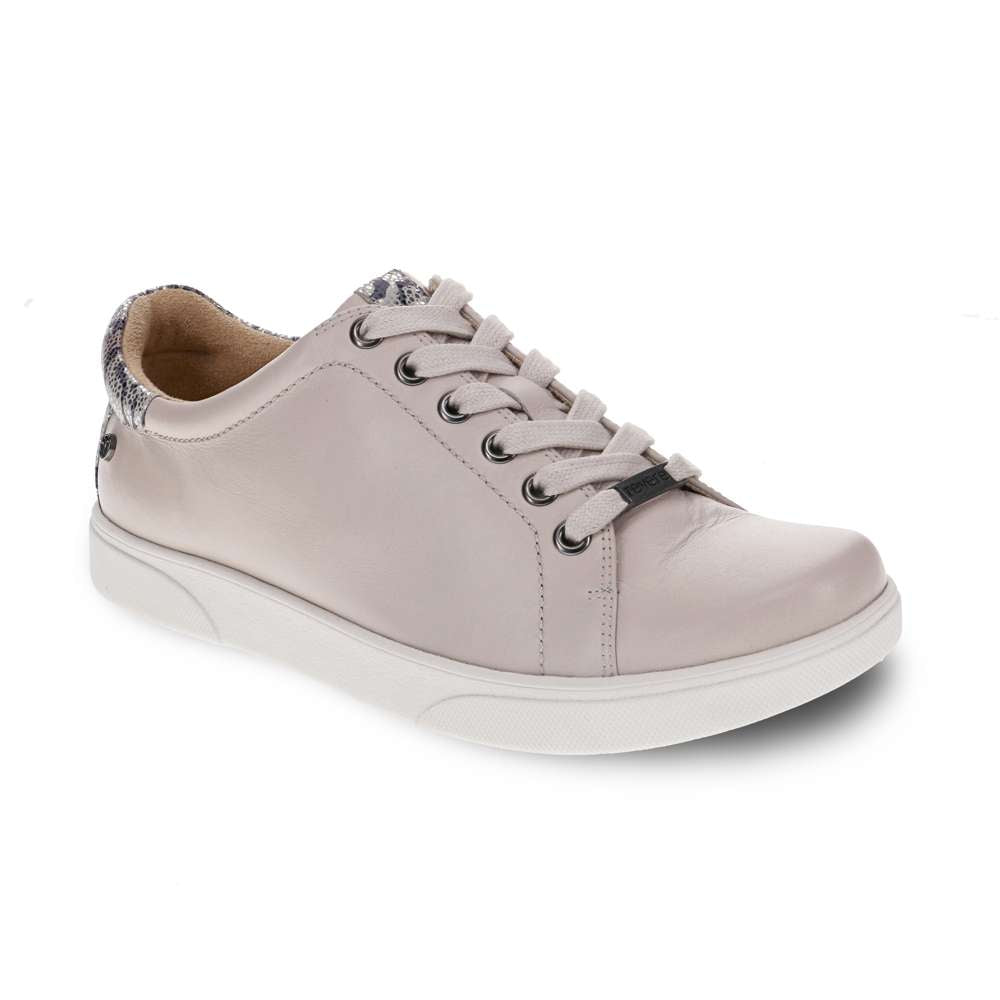 Limoges Lace-Up Casual Sneaker - Pebble/Silver Safari