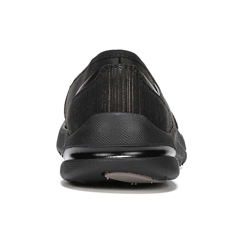 Lollipop Slip-On Casual Sneaker - Black/Gold Shimmer