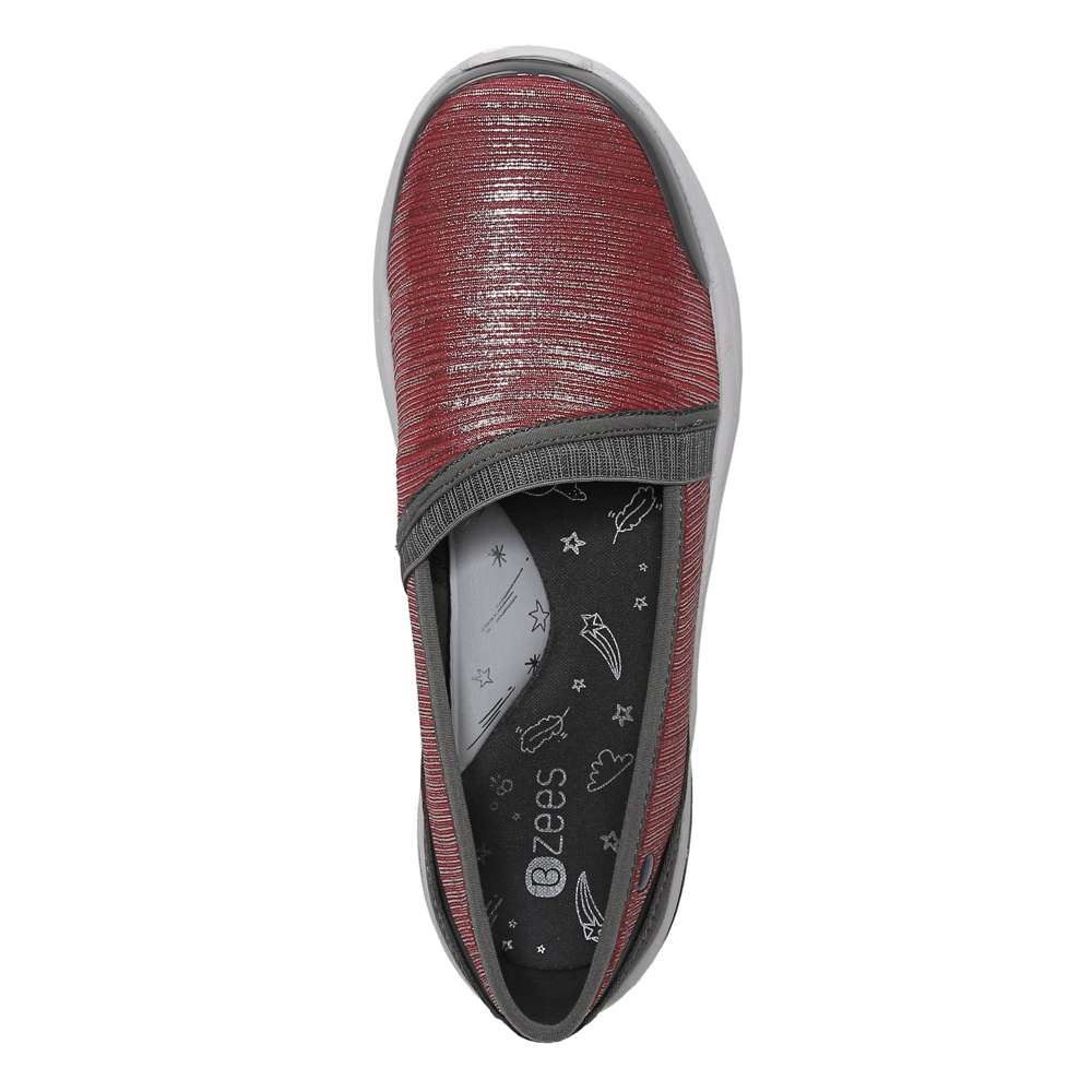 Lollipop Slip-On Casual Sneaker - Cherry Shimmer