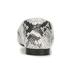Lorna Flat - Black/White Snake
